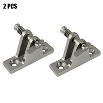 1/2pc 전문 스테인레스 스틸 설치 보트 캐노피 데크 힌지 피팅 스트레이트 선박 요트, [02] 2pcs