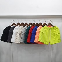 굿데이마이트 [특가무배] 남녀공용 카고 비비드 트레이닝 홈웨어 다기능 헬스 숏팬츠 반바지