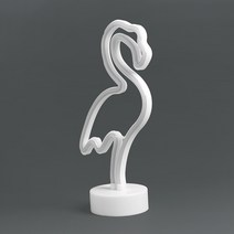 LED 네온사인 무드등 플라밍고 조명 인테리어 소품 장식용 수면등 감성 전구 취침등 공간 분위기 전환