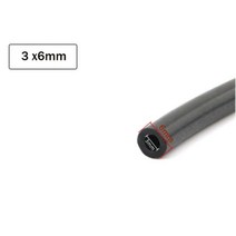블랙 부드러운 니트릴 고무 연료 튜브 가솔린 디젤 오일 라인 기화기 호스 파이프 13meter 3mm 19mm, 3x6mm, 1m