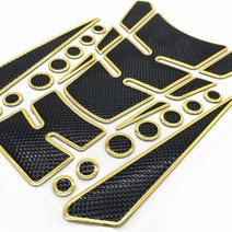 3d 연료 가스 탱크 패드 스티커 데칼 오토바이 부품 혼다 cb650f cb500x cb400 cb1000r cbr600rr cr 250 cr125, 푸른