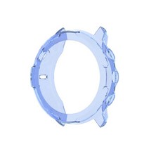 애플워치액정교체 자가수리 SUUNTO 7 스마트 워치 케이스 용 TPU 소프트 보호 커버 Suunto Watch 범퍼 투명 실리콘 보호기 쉘, Blue