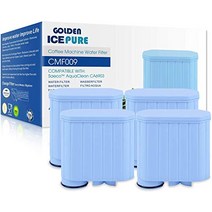 커피 머신 정수 필터 교체용 Saeco AquaClean CA6707 CA6903/00 CA6903/01 CA6903/99 CA6903 석회질 필터 Aqua Clean 필터 카트리지 4개입 GOLDEN ICEPURE -19670, 6개입(1팩)