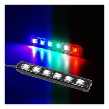 12V용 6발 RGB 싸이키 LED스트로브라이트(모듈내장형)