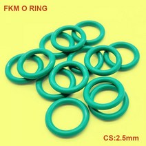 CS 2.5mm FKM O 링 불소 고무 오일 씰 와셔 개스킷 O-링 씰링 링251467, OD 16mm (30Pcs)