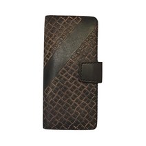 가죽명장 천연가죽 수공예 핸드폰케이스 밀집 찐한 갈색