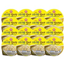 오뚜기 햇반 보다맛있는 오뚜기밥 발아현미 210g 12개, 상세페이지 참조