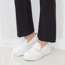 로딘스타 여성 발편한 통굽 키높이 패션 슬립온 운동화 단화 사바나