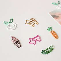 디자인 페이퍼 종이 모양 클립 다꾸 문구 당근 강아지 _ 2024599EA gle*049wK