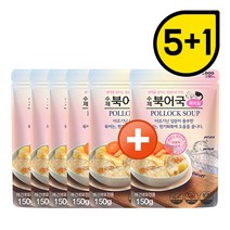 더독 수제 북어국 150g X 5개+1개, 단품