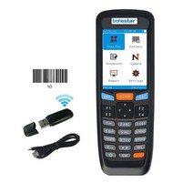 Trohestar 바코드 스캐너 휴대용 리더 1D QR 물류 시장 핸드 인벤토리 데이터 수집기, 01 1D CCD