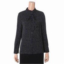 타이넥 도트 블라우스AFU1GB06