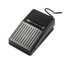 usb멀티허브 외장하드연결선 플라스틱 USB 단일 발 스위치 페달 제어 사전 프로그램 키 키보드 마우스 PC, 01 1pc