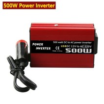 차량용인버터좋은 품질 500W DC-AC 전원 변환기 DC 12V-110V 220V AC 자동차 인버터 듀얼 USB 어댑터와 변, 01 12V to 110V AC