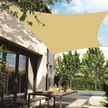 HK 굿라이프 생활 타프 테프론 코팅 방수 사각 3X5m, 샌드