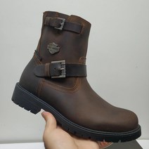 싼타팡 할리데이비슨 워커 부츠 남녀공용 오토바이 슈즈 Harley Davidson, 255mm