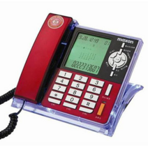 맥슨 스탠드형 발신자표시 유선 전화기 MS-234 대형 LCD 집 사무용