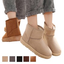 미들 숏 어그 부츠 방한 기모 털 안감 앵클 슈즈 신발 겨울 여성
