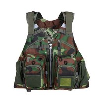 바다낚시조끼야외 통기성 패딩 낚시 구명 조끼 우수한 209lb 베어링 생명 안전 재킷, 위장 패딩