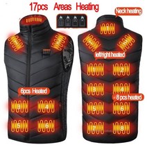 USB 발열조끼 열선 조끼 온열 핫팩 발열 패딩 배달 자켓 13 pcs 가열 조끼 재킷 패션 남성 여성 코트 지능형 usb 전기 난방 열 따뜻한 옷 가열 조끼 열선조끼