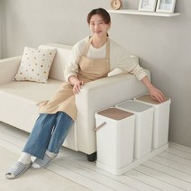트리플 분리형 쓰레기통/인테리어 휴지통 분리수거함, 상세페이지 참조, 단품