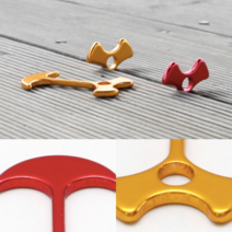 앵카팩 데크 다용도 멀티 팩 오징어 캠핑장 천막 고정 비너 나무 바닥재 막대 스토퍼 땅콩 캠핑용품, 8개