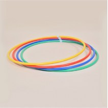 nicespo 리듬체조후프 75cm 주니어용 FLAT형 4가지컬러 (낱개), 블루