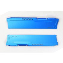 메모리 램 아머 쿨러 히트싱크 냉각 조끼 2 개 핀 방사선 DIY PC 게임용 하이퍼 소산 오버클럭 모드 DDR, 02 파란