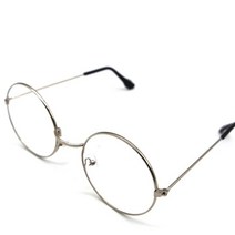 동그란 안경테 은색 원형안경테 패션안경테 원형안경