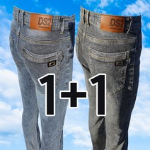 [App.Here] 남성 스판 청바지 1+1 기능성 캐주얼 슬림 일자 팬츠