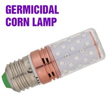 e27 uvc sterilization lamp 60 led uv 살균 소독 전구 자외선 살균기 라이트 홈 clean air kill 진드기, 없음