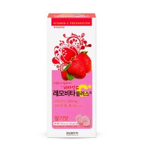 경남제약 레모비타 딸기맛 비타민C 충전 씹어먹는 비타민 120정 비타민 캔디 운전 졸음방지 차량용, 02_레몬낫