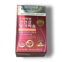 뉴트리디데이 프리미엄 간건강 밀크씨슬, 30정, 4개