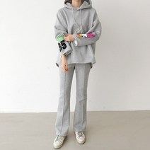 르엠마 스킵 SET 기모안감 후드티 여자트레이닝 여성트레이닝 겨울운동복세트 기모 여자 트레이닝복 세트 72572