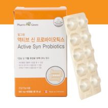 팜그린 액티브 신 프로바이오틱스 약국유산균 60캡슐 2개월분