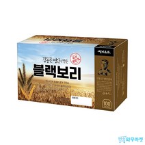 쌍계명차 김동곤명인 블랙보리차 100티백 대용량 티백