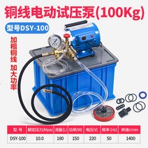 고성능 수동 수압기 압력 펌프 더블 실린더 테스트, SY-100 (모터를 증가시키는 굵은 동선)