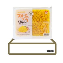 일가 깍둑단무지 3kg 4개 1박스 일가집