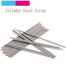 목공 조각도 조각칼 조각기 목공끌 10pcs 슈퍼 하드 고속 스틸 1 4mm 직경 나무 실린더 스틸 바 라운드 커터 씰 100mm, 6mm