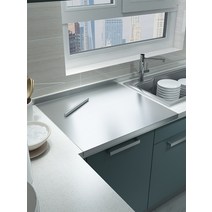 스테인레스스틸도마 싱크대상판도마 가정용 주방 스텐도마 위생도마, 폭 30x 길이 40 도마(두께1.5mm)