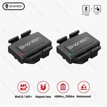 즈위프트 센서 ant+ ble 블루투스 듀얼 모드 무선 자전거 컴퓨터 속도 케이던스 파워 미터 로드 mtb 자전거 사이클링 파워 미터, 케이던스 속도 센서