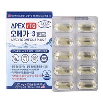 에버그린 에이펙스 알티지 오메가3 플러스E 1407mg X 60캡슐, 60정, 1개