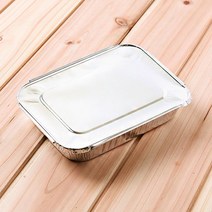 알루미늄 김밥 은박 사각 도시락 5p 일회용포장용기