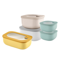 구찌니 스토어앤모어 밀폐용기 5종 세트 | Guzzini Store&More Storage Set 10P | 반찬통 저장 보관 밀폐 용기 이태리산 이탈리아