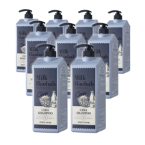 밀크바오밥 세라 샴푸 화이트머스크 1200ml 9개 허브복합추출물 섬세한향