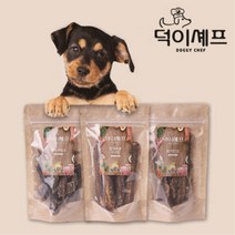 [덕이셰프] #강아지간식 60종 #국내산 #고퀄 수제간식, 1개, 연어츄러스 50g