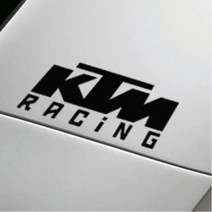 차량용 KTM RACING 로고 스티커 차흠집 가리기 트렁크 더뉴K7 IG 미니쿠퍼 운전석문 NF쏘나타 4세대카니발 모하비 셀프다이 컨트리맨 파인곳 본넷 KA4, 1개, 소형 옐로우