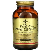 솔가 에스터 C 비타민씨 메가도스 고용량 비타민C 1000mg 식물성 캡슐 90정
