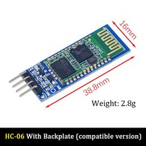 HC05 HC 05 hc06 06 RF 무선 블루투스 트랜시버 슬레이브 모듈 arduino 용 UART 변환기 어댑터 RS232 TTL, [03] HC06 DIP