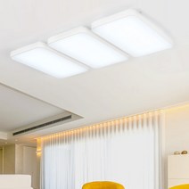 LED 조명 전등교체 공부방 등기구 방 천장등 거실등, 120W화이트(서울반도체)[20평대]